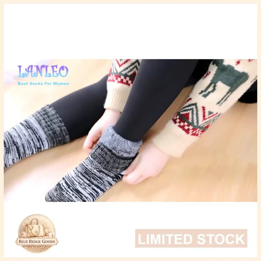 Thermal Winter Socks Extra Thick Insulated Heated Ski Crew Boot Unisex
